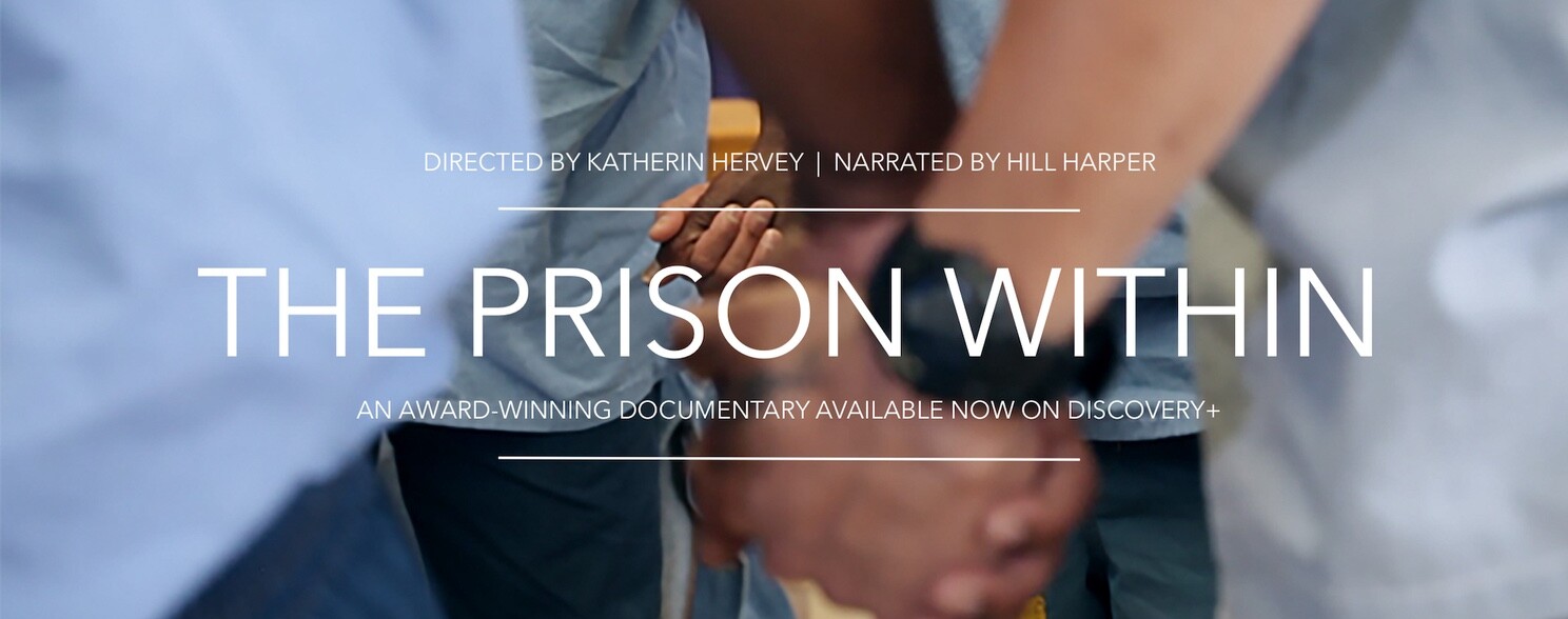 People holding hands with the words The Prison Within